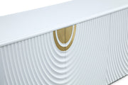 G1869 - White + Gold Buffet — view 3