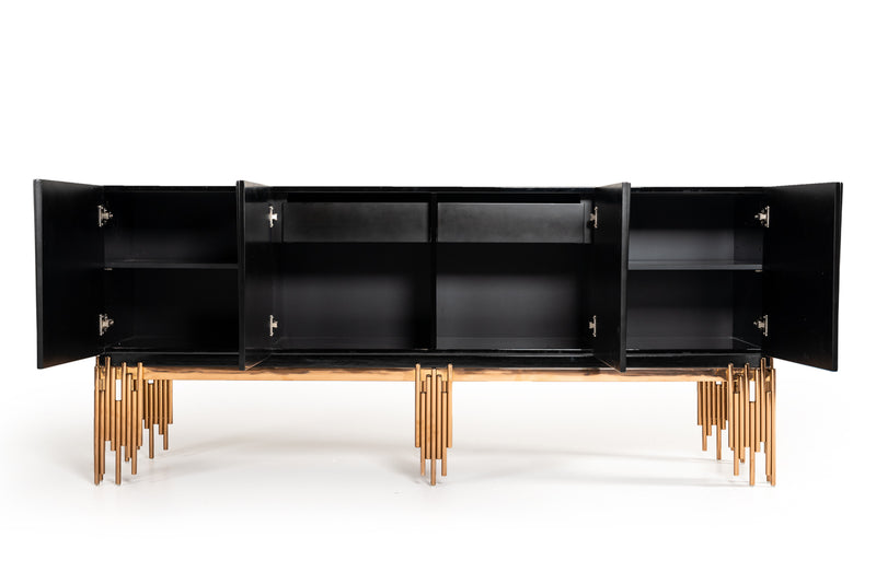 Token Modern Black & Rosegold Buffet — view 2