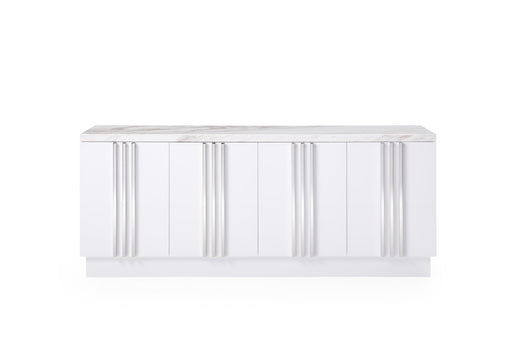 Kingsley Modern Marble & Stainless Steel Buffet