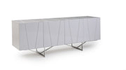 Chrysler Modern White High Gloss Buffet — view 3