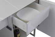 Chrysler Modern White High Gloss Buffet — view 4
