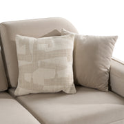 Gaston - Modern Beige Velvet Sofa — view 5