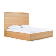 Gavin - Modern Natural Ash + Rattan 4-Piece Bedroom Set — view 5
