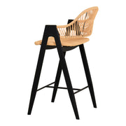 Gayle - Modern Rattan Counter Stool Set of 2 — view 4