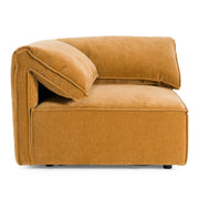 Gene - Modern Fabric Modular Corner Sectional Seat — view 5