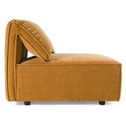 Gene - Modern Fabric Modular Armless Sectional Seat — view 3