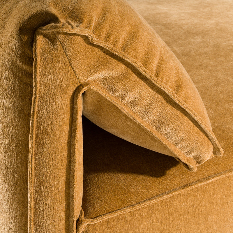 Gene - Modern Fabric Modular Armless Sectional Seat — view 5