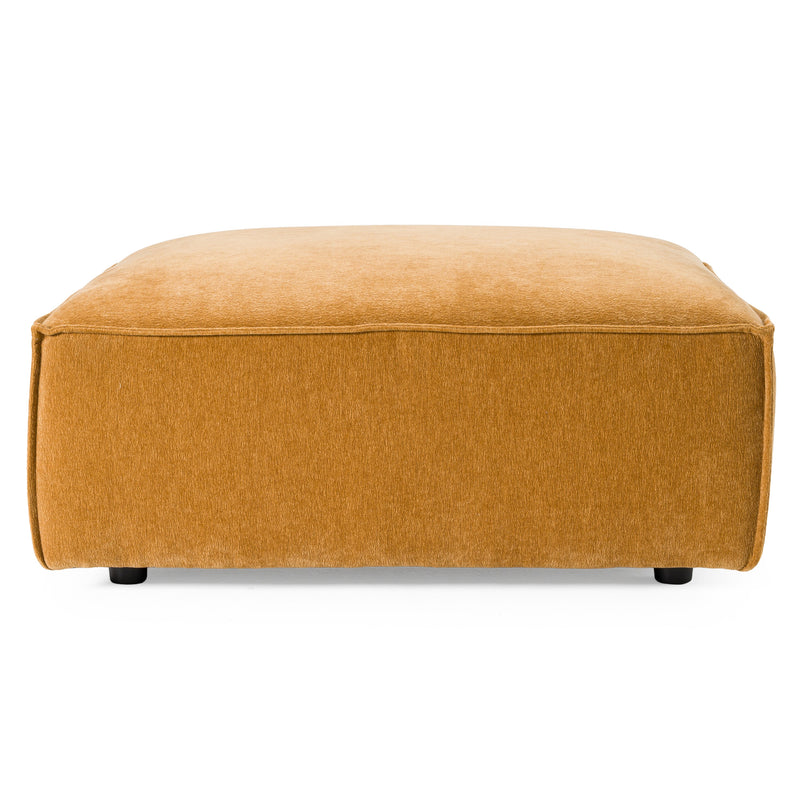 Gene - Modern Fabric Modular Ottoman — view 2