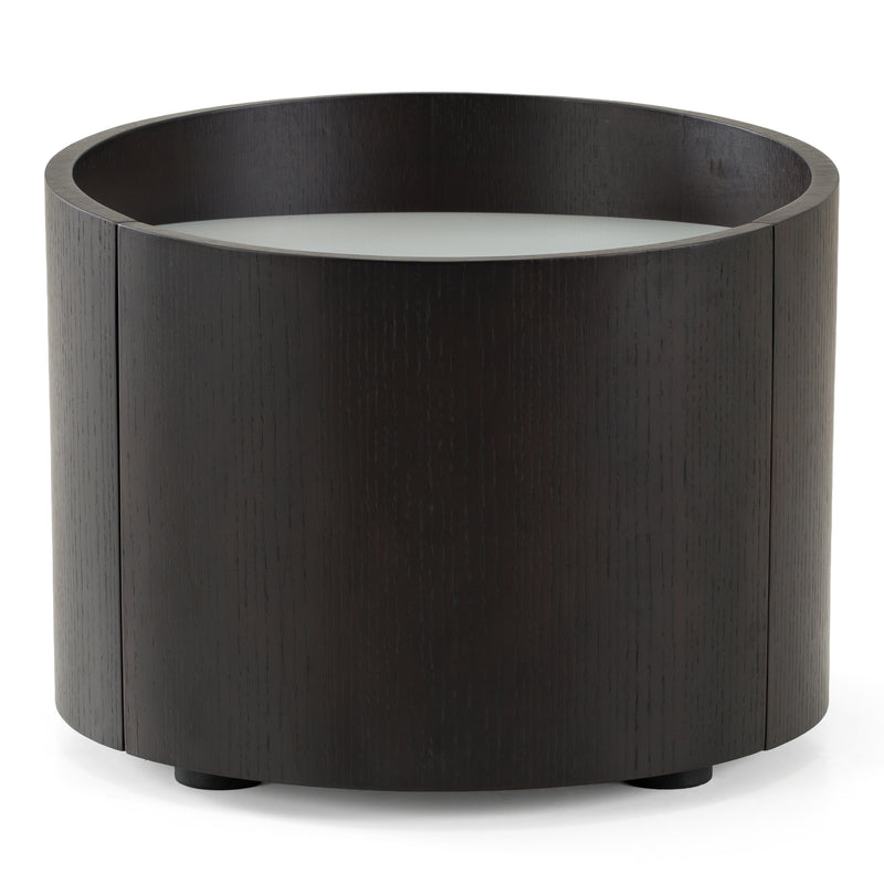 Geneva - Modern Brown Oak Nightstand