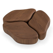 Gimbal - Modern 3-Piece Walnut Coffee Table — view 3