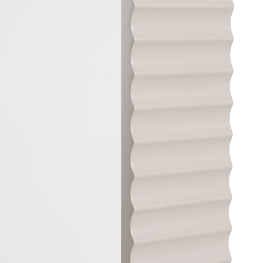 Glinda - Modern Beige Floor Mirror — view 2