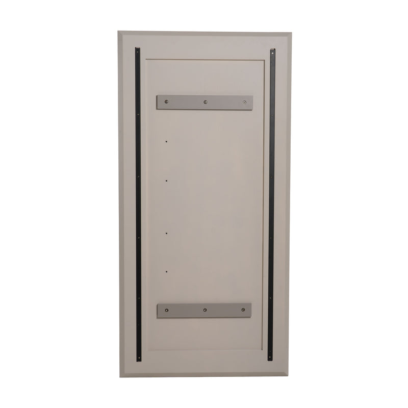 Glinda - Modern Beige Floor Mirror — view 3