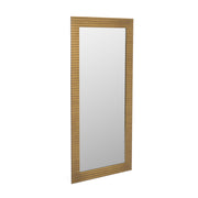 Glinda - Modern Brushed Brass Floor Mirror