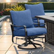 Segovia Swivel Glider Arm Chair (2/CTN) - R&R Furniture Gallery (Fountain Valley, CA)