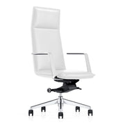 Gorsky - Modern White High Back Executive Office Chair — view 5