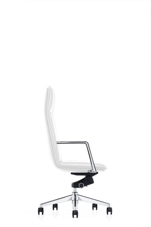 Gorsky - Modern White High Back Executive Office Chair — view 2