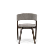 Grover - Modern Grey & Dark Wenge Dining Chair (Set of 2) — view 2