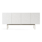 Gwen - Modern White High Gloss Buffet — view 2