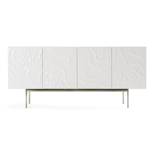 Gwen - Modern White High Gloss Buffet — view 2