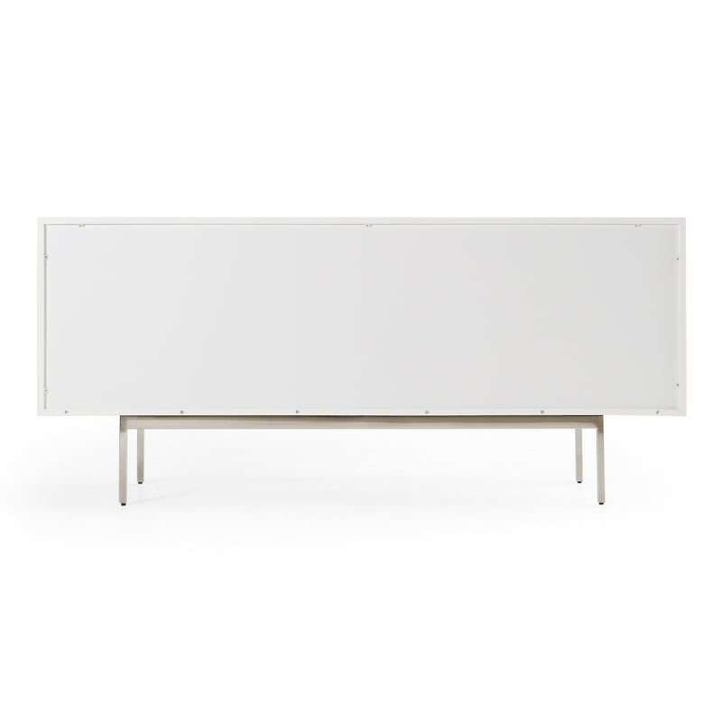 Gwen - Modern White High Gloss Buffet — view 5