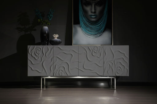 Gwen - Modern Grey High Gloss Buffet