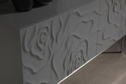 Gwen - Modern Grey High Gloss Buffet — view 2