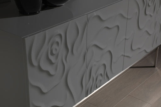 Gwen - Modern Grey High Gloss Buffet — view 2