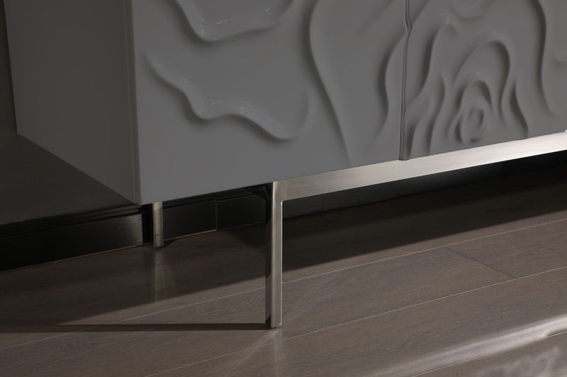Gwen - Modern Grey High Gloss Buffet — view 4