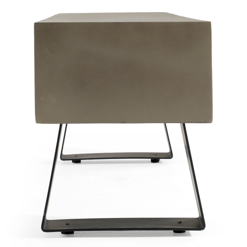Haring Modern Concrete Bench — view 2