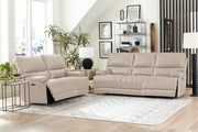 Parker Living Whitman - Verona Linen - Powered By Freemotion Power Reclining Sofa Loveseat and Recliner