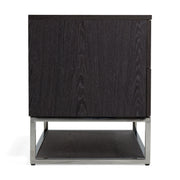 Helenora - Modern Grey Elm Nightstand — view 3
