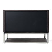Helenora - Modern Grey Elm Nightstand — view 4