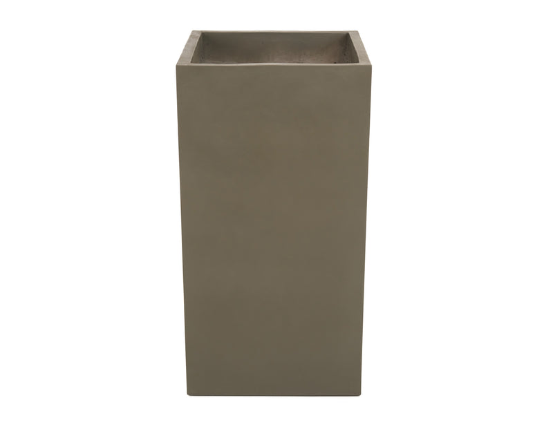 Modrset Helotes - Modern Grey Concrete Planter — view 2