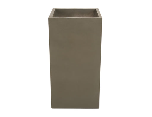 Modrset Helotes - Modern Grey Concrete Planter — view 2