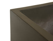 Modrset Helotes - Modern Grey Concrete Planter — view 3