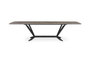 Herzog - Modern Grey Ceramic Dining Table — view 2