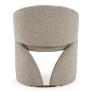 Holborn - Modern Beige Fabric Dining Chair — view 4