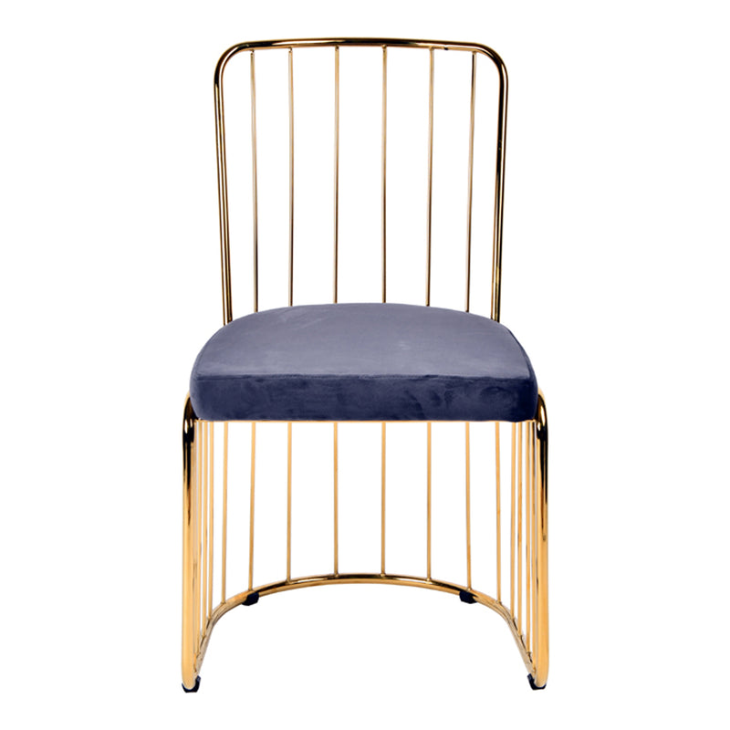 Holly Modern Grey Fabric Dining Chair (Set of 2) — view 4
