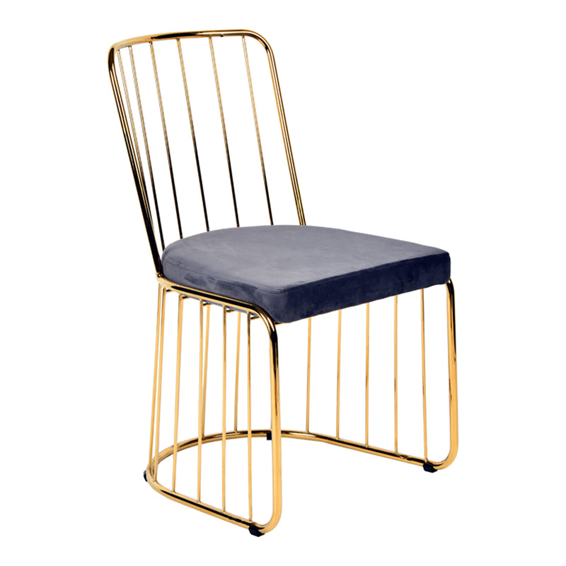 Holly Modern Grey Fabric Dining Chair (Set of 2) — view 5