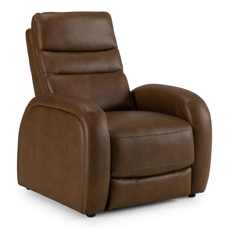 Huslia - Modern Brown Leather Zero Gravity Recliner Chair — view 2