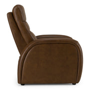 Huslia - Modern Brown Leather Zero Gravity Recliner Chair — view 4