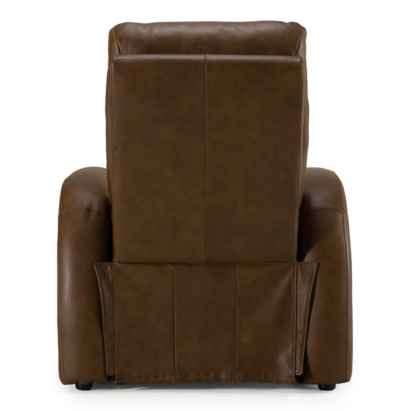 Huslia - Modern Brown Leather Zero Gravity Recliner Chair — view 5