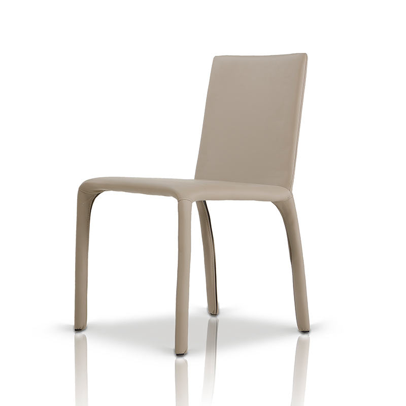 Hyla - Modern Leatherette Grey Chair (Set of 2) — view 4