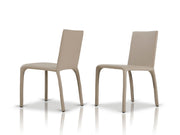 Hyla - Modern Leatherette Grey Chair (Set of 2) — view 5
