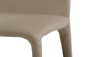 Hyla - Modern Leatherette Grey Chair (Set of 2) — view 3