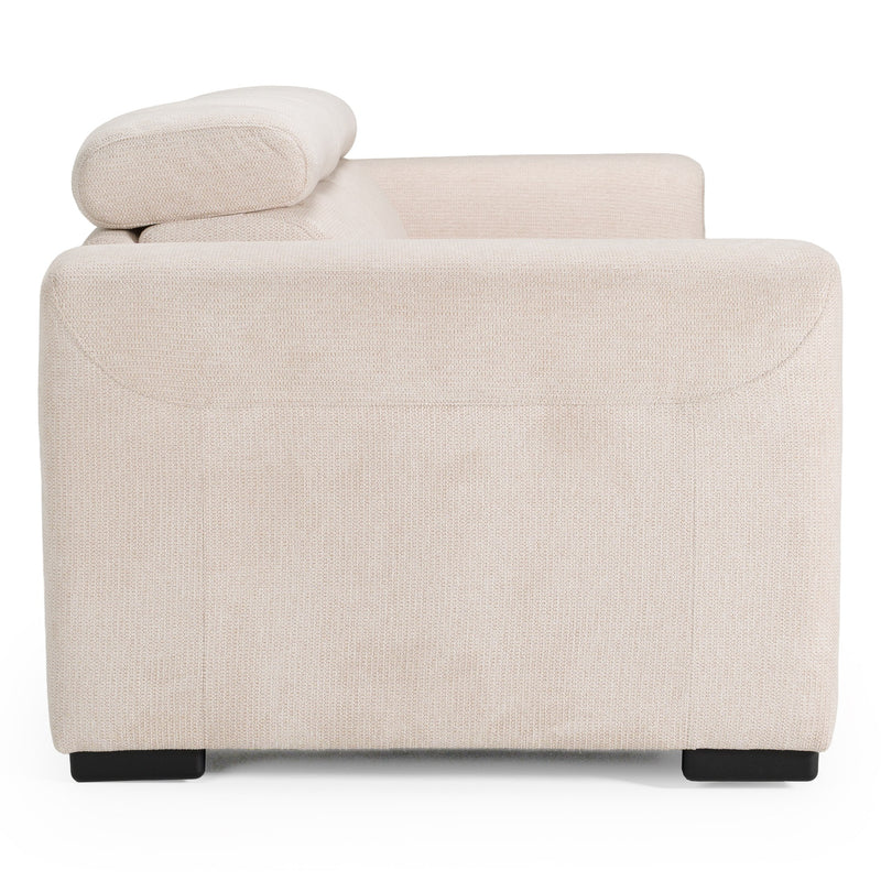 Icon - Modern Italian Sand Fabric Sofa Bed