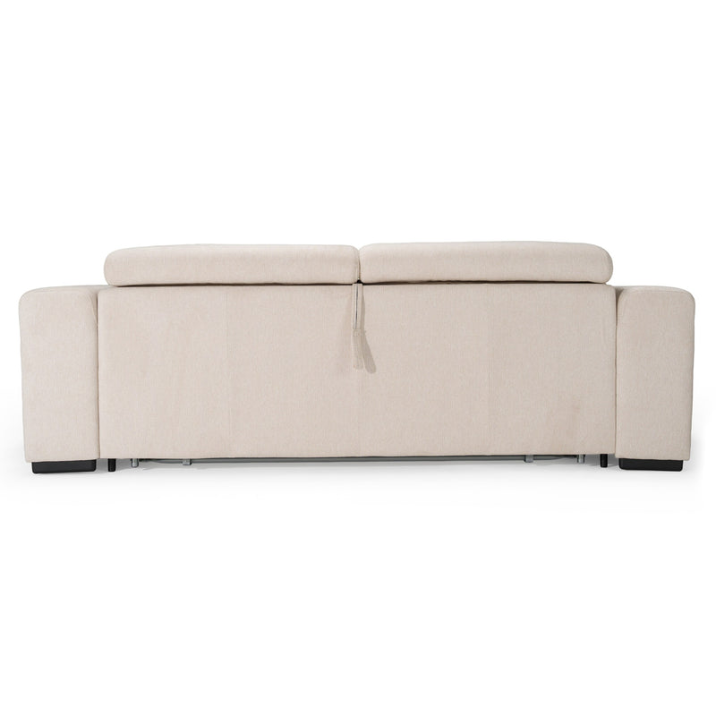Icon - Modern Italian Sand Fabric Sofa Bed — view 2