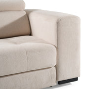 Icon - Modern Italian Sand Fabric Sofa Bed — view 3