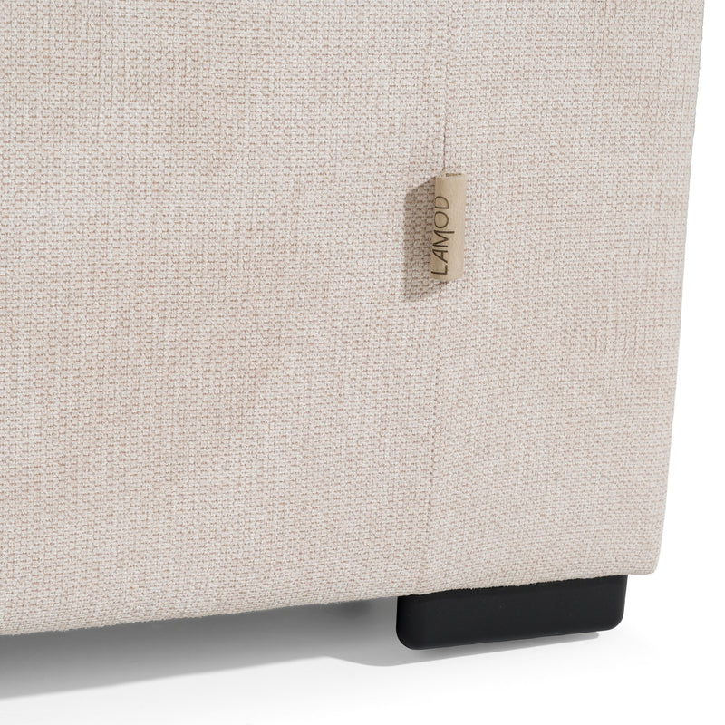 Icon - Modern Italian Sand Fabric Sofa Bed — view 4