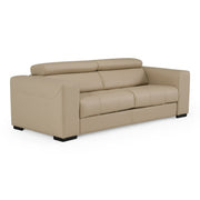 Icon - Modern Italian Cappuccino Leather Sofa Bed